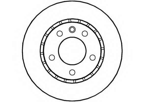 NATIONAL NBD057 Тормозной диск