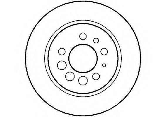 NATIONAL NBD071 Тормозной диск