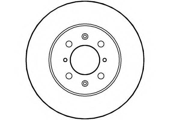 NATIONAL NBD091 Тормозной диск