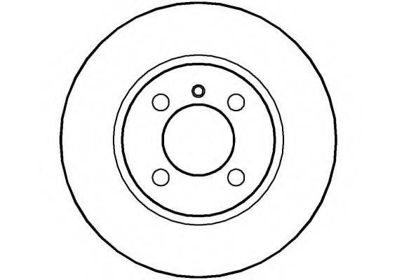 NATIONAL NBD100 Тормозной диск