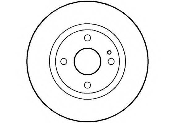 NATIONAL NBD1005 Тормозной диск