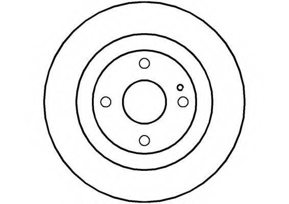 NATIONAL NBD1006 Тормозной диск