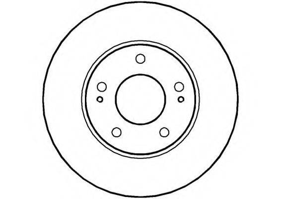 NATIONAL NBD1044 Тормозной диск