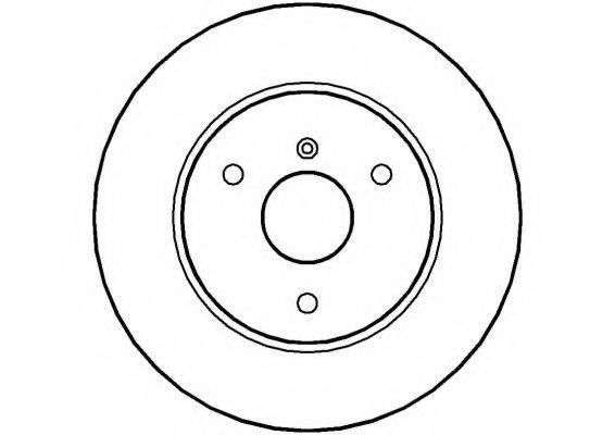 NATIONAL NBD1053 Тормозной диск