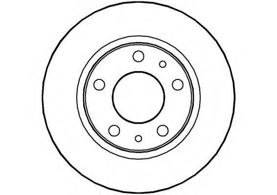 NATIONAL NBD1077 Тормозной диск