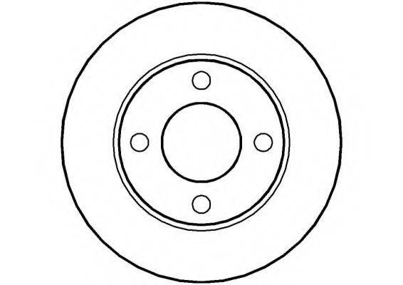 NATIONAL NBD108 Тормозной диск