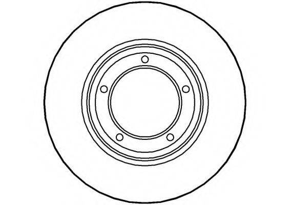NATIONAL NBD112 Тормозной диск