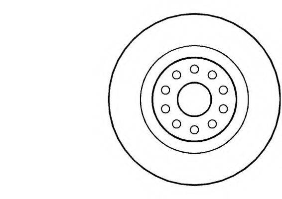 NATIONAL NBD1173 Тормозной диск