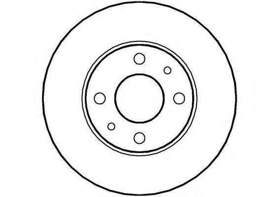 NATIONAL NBD119 Тормозной диск