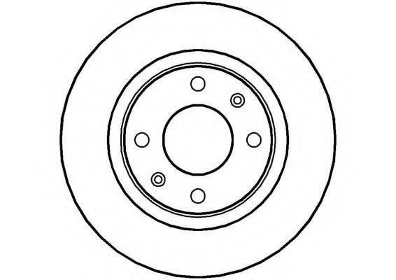NATIONAL NBD121 Тормозной диск
