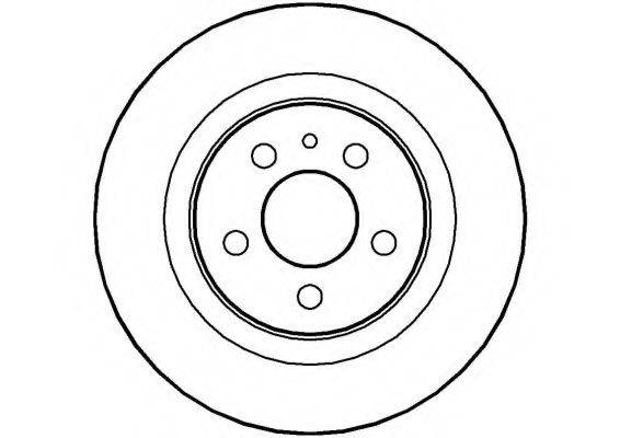 NATIONAL NBD1222 Тормозной диск