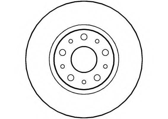 NATIONAL NBD1227 Тормозной диск