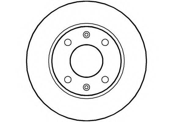 NATIONAL NBD126 Тормозной диск