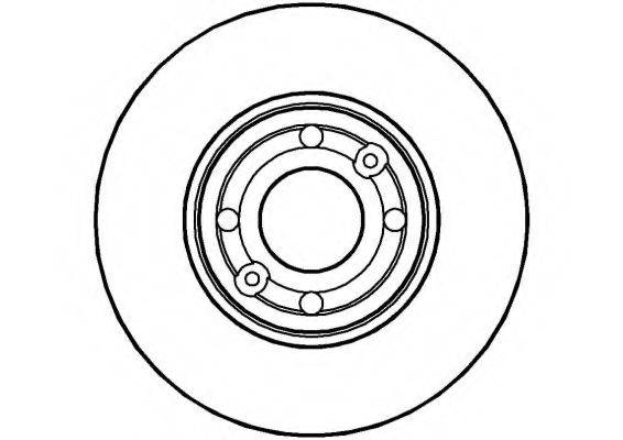 NATIONAL NBD1284 Тормозной диск