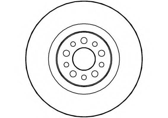 NATIONAL NBD1300 Тормозной диск