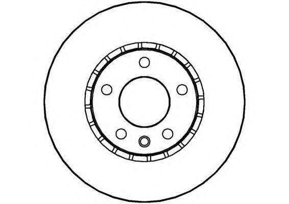 NATIONAL NBD135 Тормозной диск