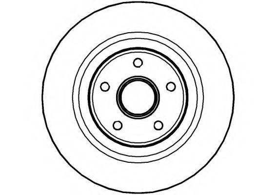 NATIONAL NBD1418 Тормозной диск