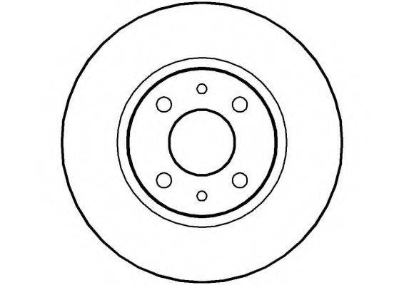 NATIONAL NBD189 Тормозной диск