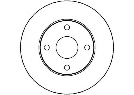 NATIONAL NBD228 Тормозной диск