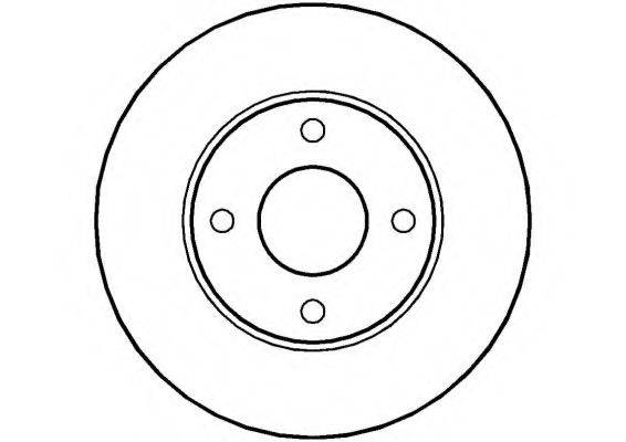 NATIONAL NBD313 Тормозной диск