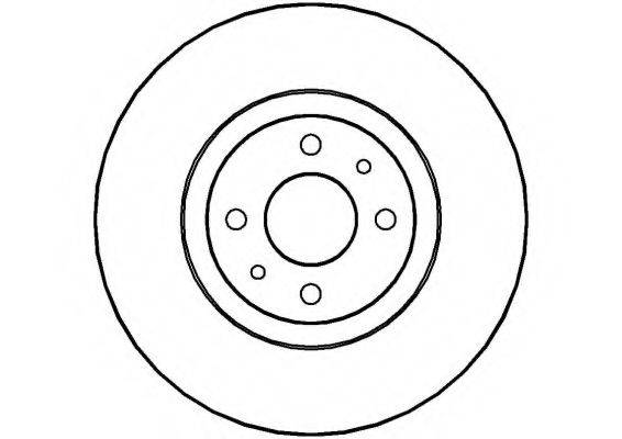 NATIONAL NBD347 Тормозной диск