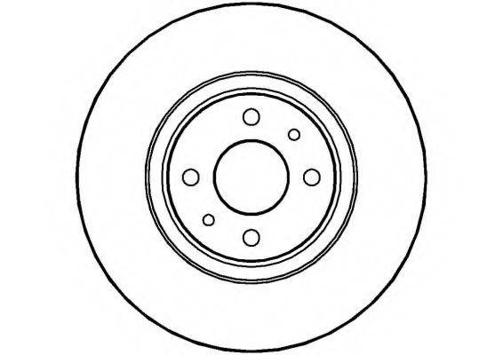 NATIONAL NBD348 Тормозной диск