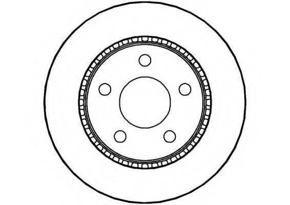 NATIONAL NBD393 Тормозной диск