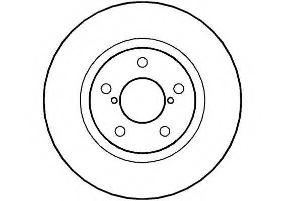 NATIONAL NBD472 Тормозной диск