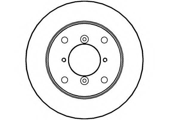 NATIONAL NBD473 Тормозной диск
