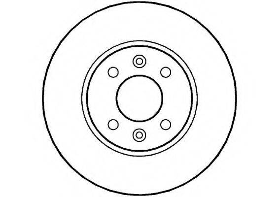 NATIONAL NBD489 Тормозной диск