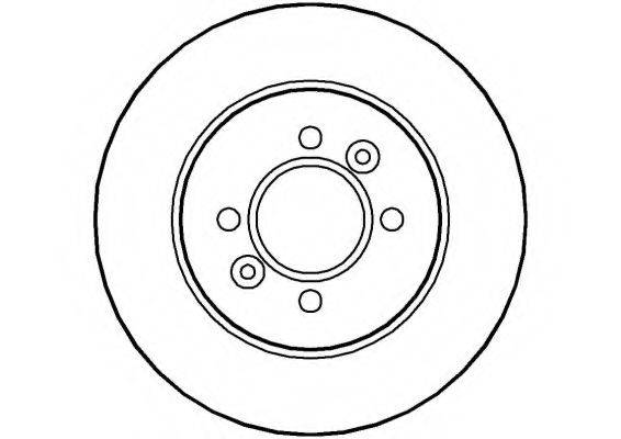 NATIONAL NBD495 Тормозной диск