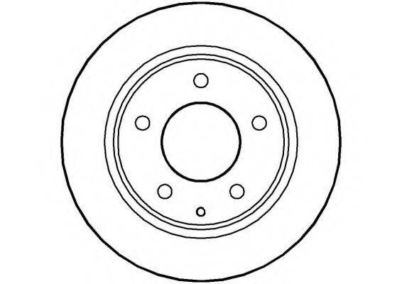 NATIONAL NBD525 Тормозной диск