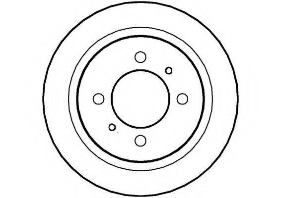 NATIONAL NBD537 Тормозной диск