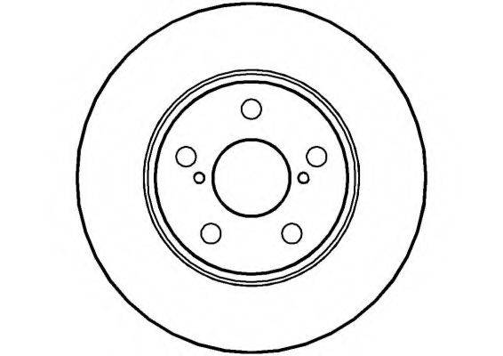 NATIONAL NBD614 Тормозной диск