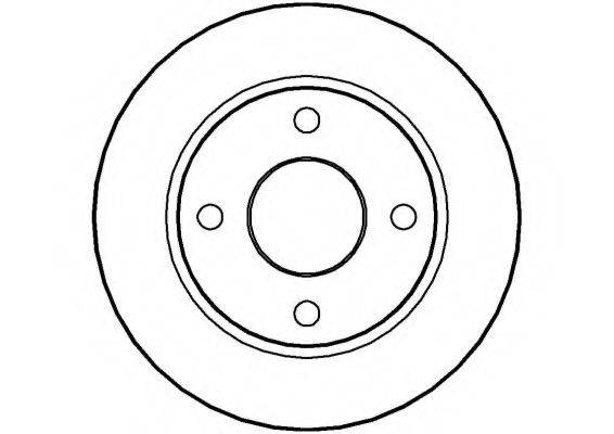 NATIONAL NBD689 Тормозной диск