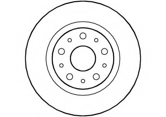 NATIONAL NBD801 Тормозной диск