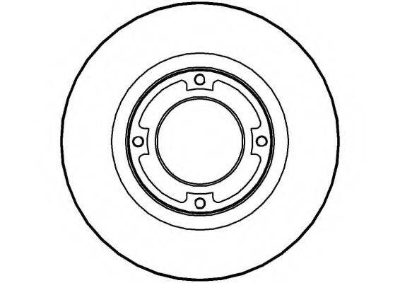 NATIONAL NBD872 Тормозной диск