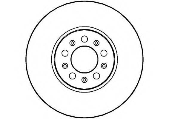NATIONAL NBD875 Тормозной диск