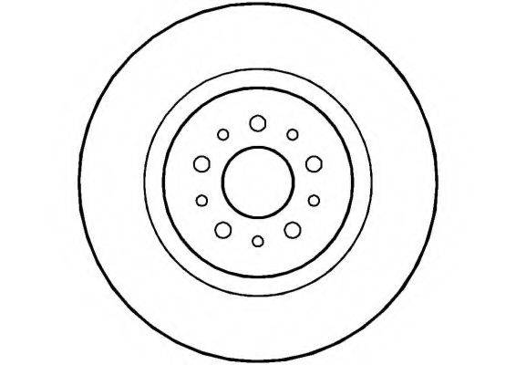NATIONAL NBD916 Тормозной диск