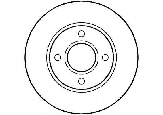 NATIONAL NBD950 Тормозной диск