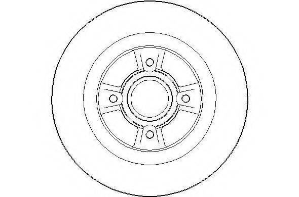 NATIONAL NBD1500 Тормозной диск