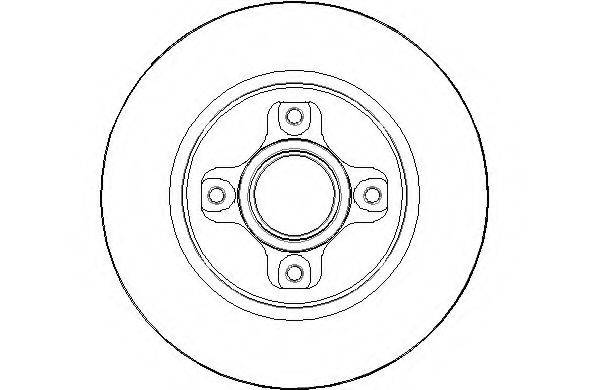 NATIONAL NBD1611 Тормозной диск