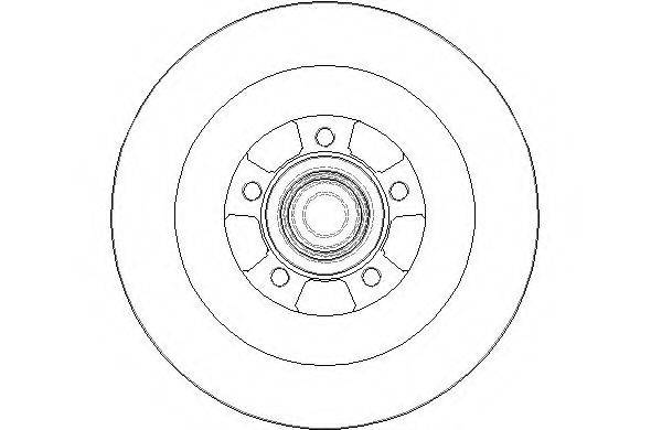 NATIONAL NBD1644 Тормозной диск
