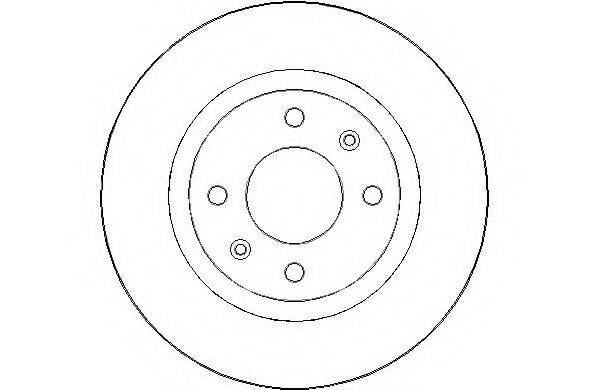 NATIONAL NBD1686 Тормозной диск