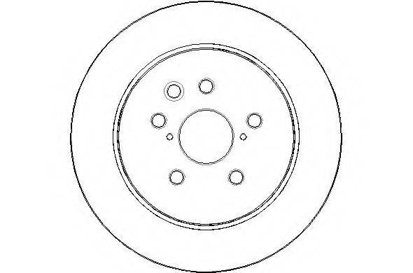 NATIONAL NBD1695 Тормозной диск