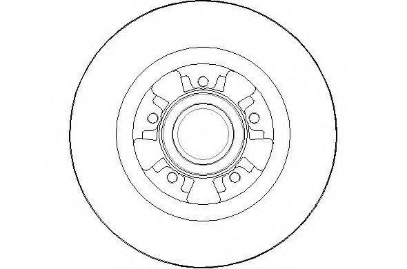 NATIONAL NBD1716 Тормозной диск