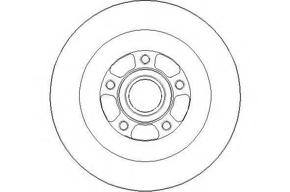 NATIONAL NBD1772 Тормозной диск
