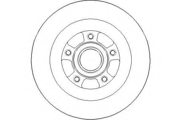 NATIONAL NBD1783 Тормозной диск