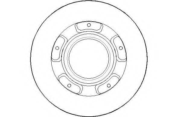 NATIONAL NBD1796 Тормозной диск