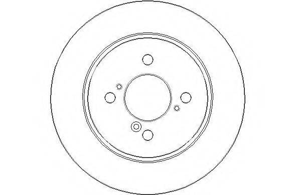 NATIONAL NBD1806 Тормозной диск